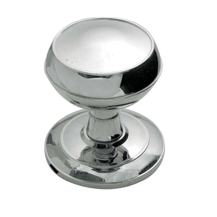 Coronet Mortice Door Knob, Polished Nickel (sold in pairs)