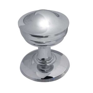 Crown Mortice Door Knob, Polished Nickel (sold in pairs)