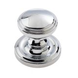 Lined Mortice Door Knob, Polished Chrome (sold in pairs)