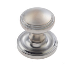Lined Mortice Door Knob, Satin Chrome (sold in pairs)