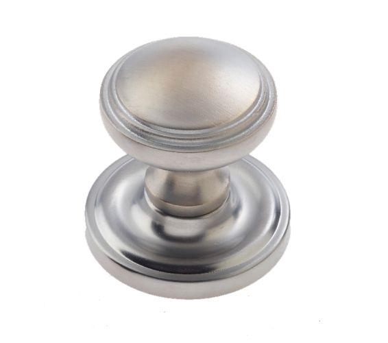 Lined Mortice Door Knob, Satin Chrome (sold in pairs)