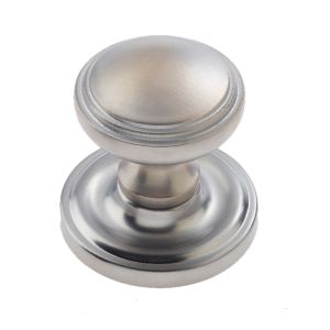 Lined Mortice Door Knob, Satin Chrome (sold in pairs)
