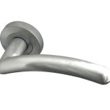 Mailand Door Handles On Round Rose