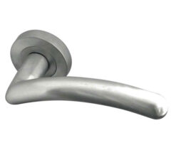 Mailand Door Handles On Round Rose