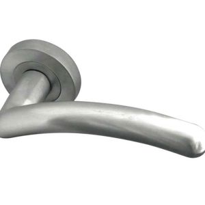 Mailand Door Handles On Round Rose