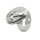 Standard Profile Covered Escutcheon (56mm x 32mm), Polished Nickel