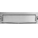 Letterplate With Postal Knocker (250mm x 76mm), Polished Chrome