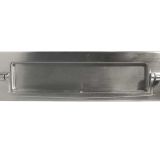 Letterplate With Postal Knocker (250mm x 76mm), Satin Chrome