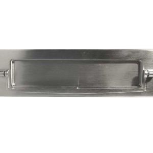 Letterplate With Postal Knocker (250mm x 76mm), Satin Chrome
