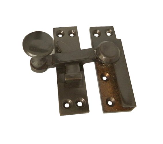 Quadrant Sash Window Fastener, Dark Bronze