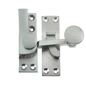 Quadrant Sash Window Fastener, Satin Chrome