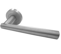 Rosetta Door Handles On Round Rose