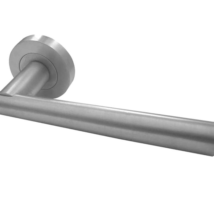 Rosetta Door Handles On Round Rose