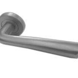 Opal Door Handles On Round Rose