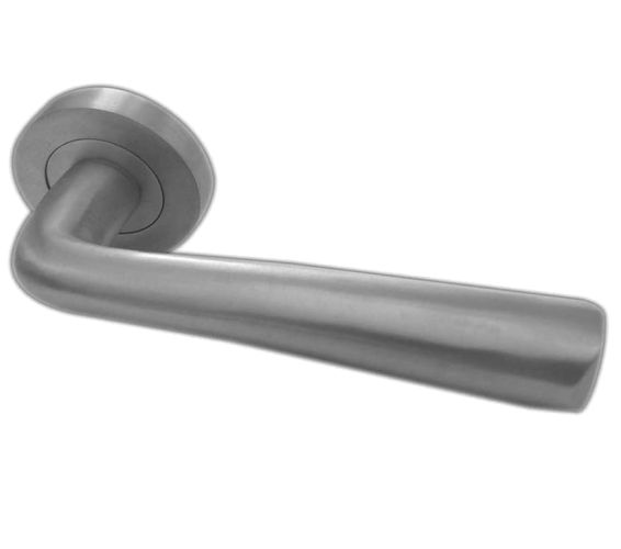 Opal Door Handles On Round Rose