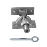 Lockable Brighton Sash Window Fastener, Satin Chrome