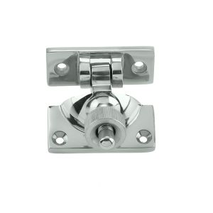 Brighton Sash Window Fastener, Polished Chrome