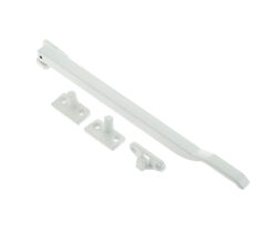 Non-Lockable Casement Window Stay (10"), White