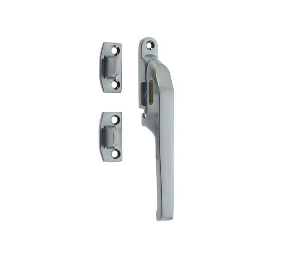 Non-Lockable Window Fastener (124mm), Satin Chrome