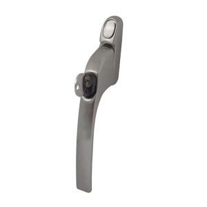 Locking Espagnolette Window Fastener, Satin Chrome (sold in pairs)
