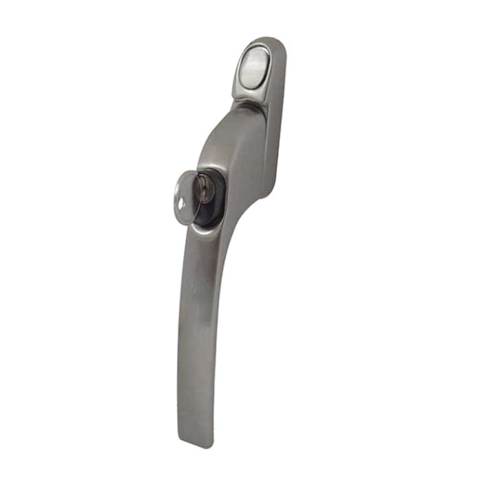 Locking Espagnolette Window Fastener, Satin Chrome (sold in pairs)