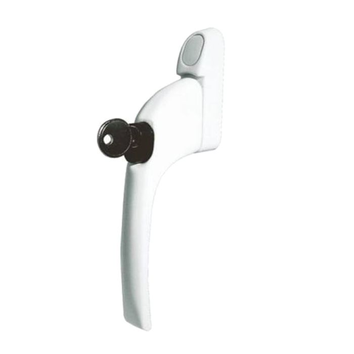 Locking Espagnolette Window Fastener, White (sold in pairs)