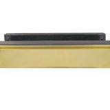 Telescopic PVCu Sleeved Letterplate (295mm x 71mm), Gold Anodised