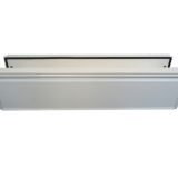 Telescopic PVCu Sleeved Letterplate (295mm x 71mm), White