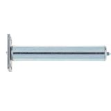 Concealed Door Closer, Satin Chrome
