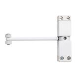 Surface Mounted Spring Arm Door Closer, White