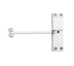 Surface Mounted Spring Arm Door Closer, White