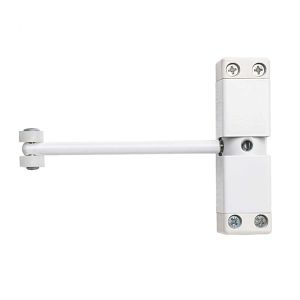 Surface Mounted Spring Arm Door Closer, White