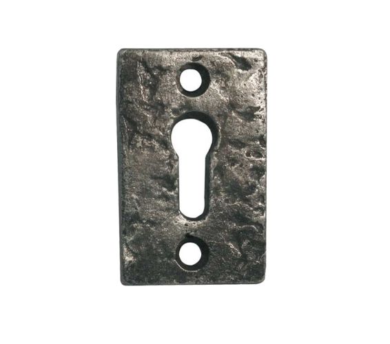 Rectangular Escutcheon, Pewter Finish