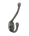 Frelan Hardware Hat & Coat Hook – 125mm – Pewter Finish