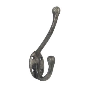 Frelan Hardware Hat & Coat Hook – 125mm – Pewter Finish