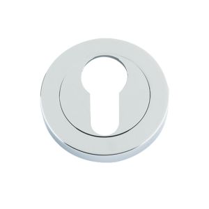 Euro Profile Escutcheon, Polished Chrome