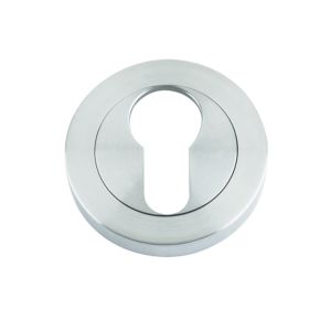 Euro Profile Escutcheon, Satin Chrome