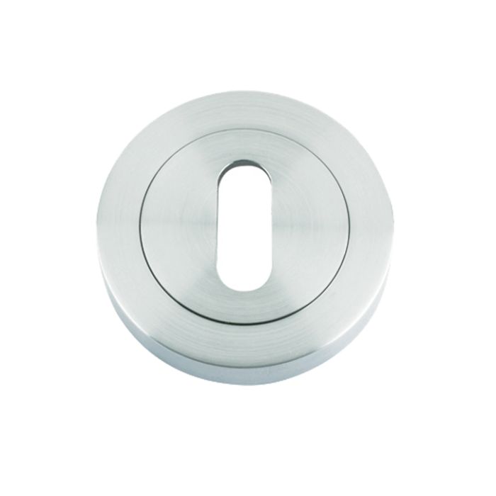 Standard Profile Escutcheon, Satin Chrome