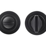 Bathroom Turn & Release, Powder Coated Black