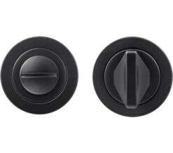 Bathroom Turn & Release, Powder Coated Black