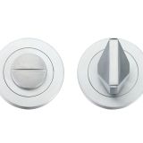 Bathroom Turn & Release, Satin Chrome