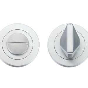Bathroom Turn & Release, Satin Chrome