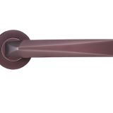 Hydra Lever On Round Rose, Electro Coated Bronze  (sold in pairs)