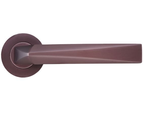 Hydra Lever On Round Rose, Electro Coated Bronze  (sold in pairs)