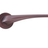 Aries Lever On Round Rose, Electro Coated Bronze (sold in pairs)