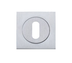 Square Standard Profile Escutcheon, Satin Chrome  (sold in singles)