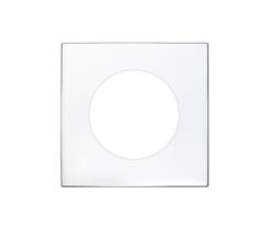 Square Spare Rose Pack For Levers, Polished Chrome  (sold in pairs)