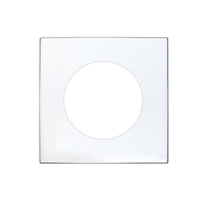 Square Spare Rose Pack For Levers, Polished Chrome  (sold in pairs)