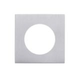 Square Spare Rose Pack For Levers, Satin Chrome  (sold in pairs)