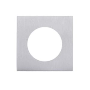 Square Spare Rose Pack For Levers, Satin Chrome  (sold in pairs)